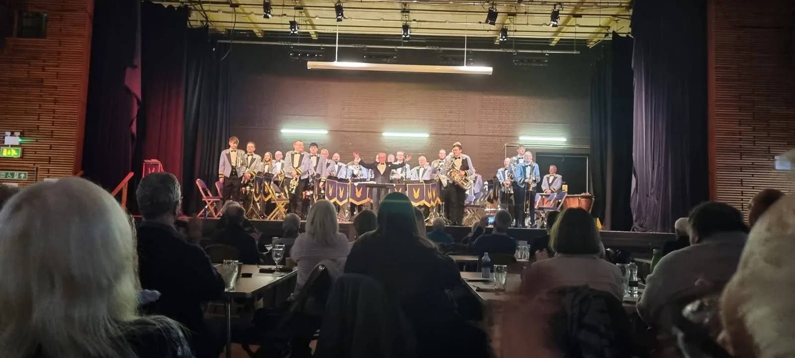 Photograph shared by The KNDS Fairey Band with its update, “What a great evening at the Leeds Best of Brass series”.