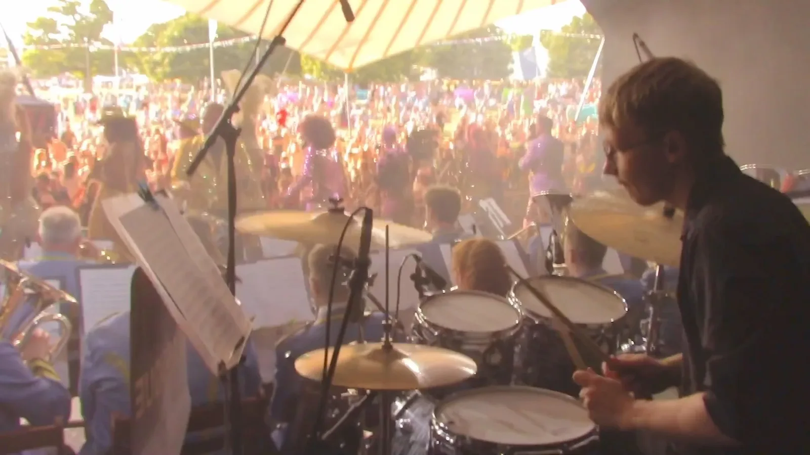 Photograph shared by The KNDS Fairey Band with its update, “A week on and we're still on a high from last weekend's incredible show produced by…”.